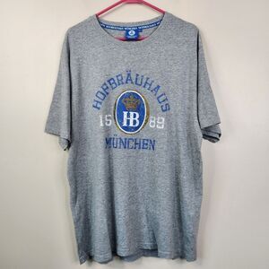 Hofbrauhaus Munchen Short Sleeve Front Side Crew Neck Graphic Tee Large